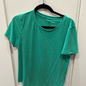 GAP Green Fitted Short Sleeve T-Shirt